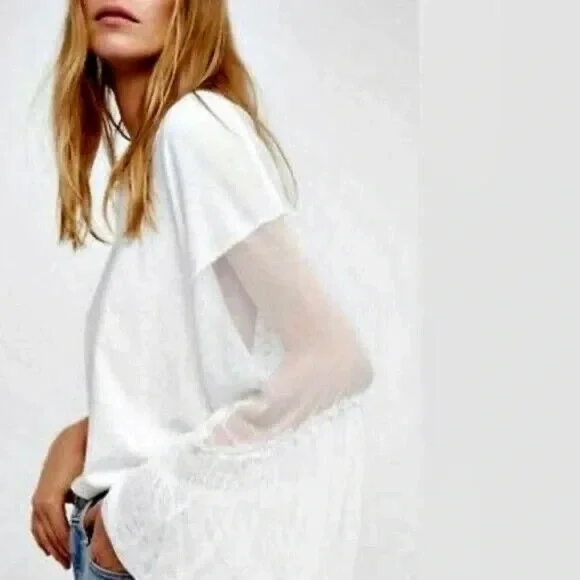 Free People Beautiful Still Got It Boho Statement Top - Picture 3 of 7